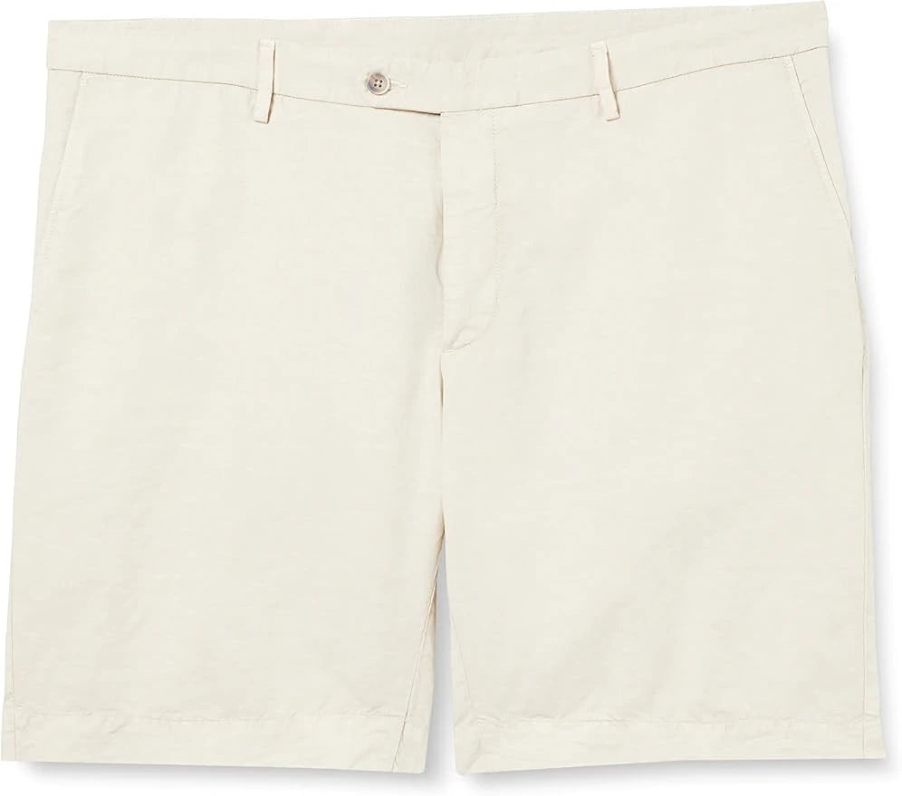 Cotton Linen Grey Shorts