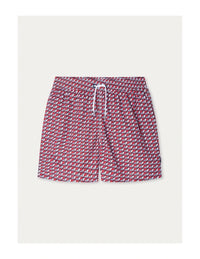 Seagulls Red Swimming Shorts