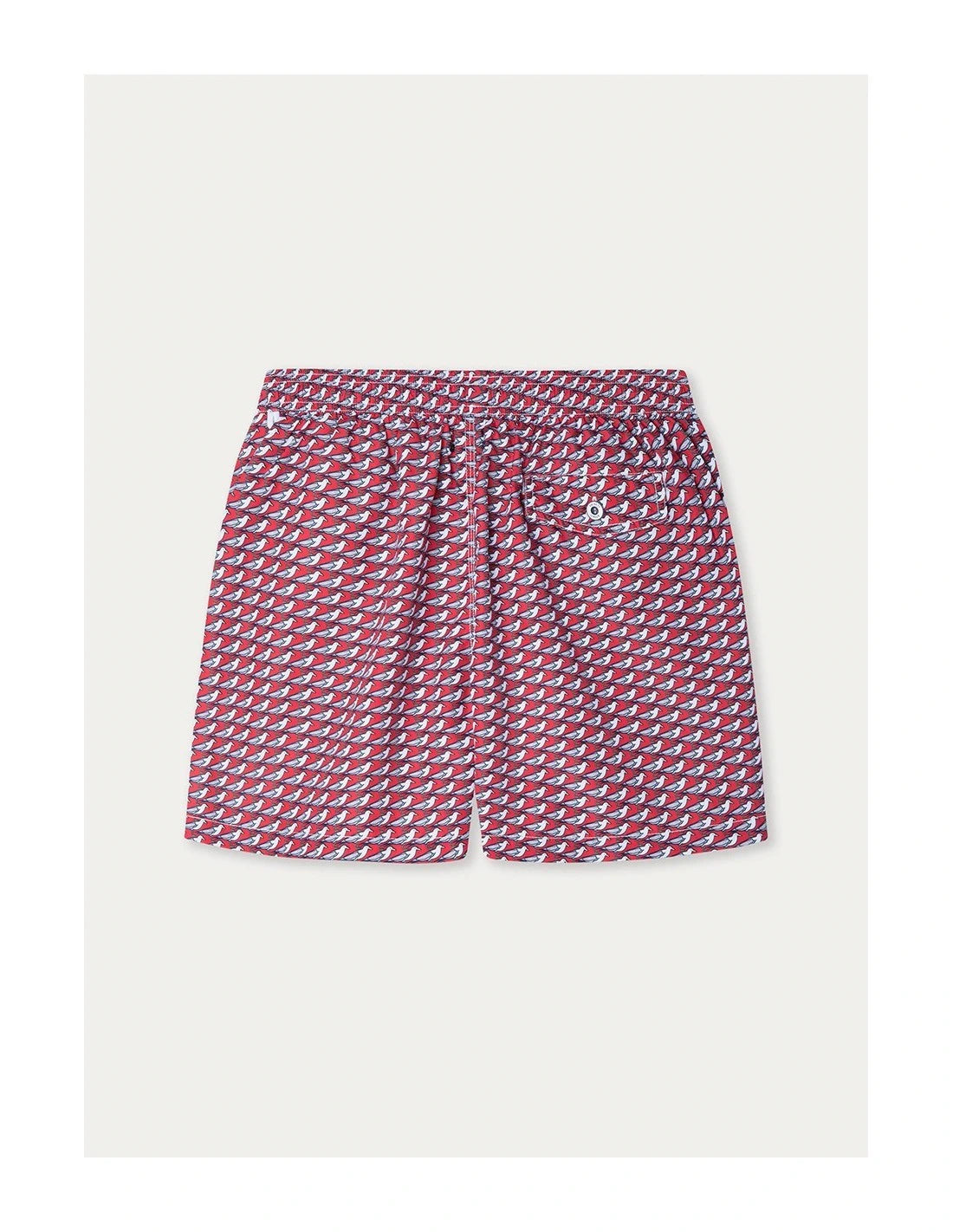 Seagulls Red Swimming Shorts