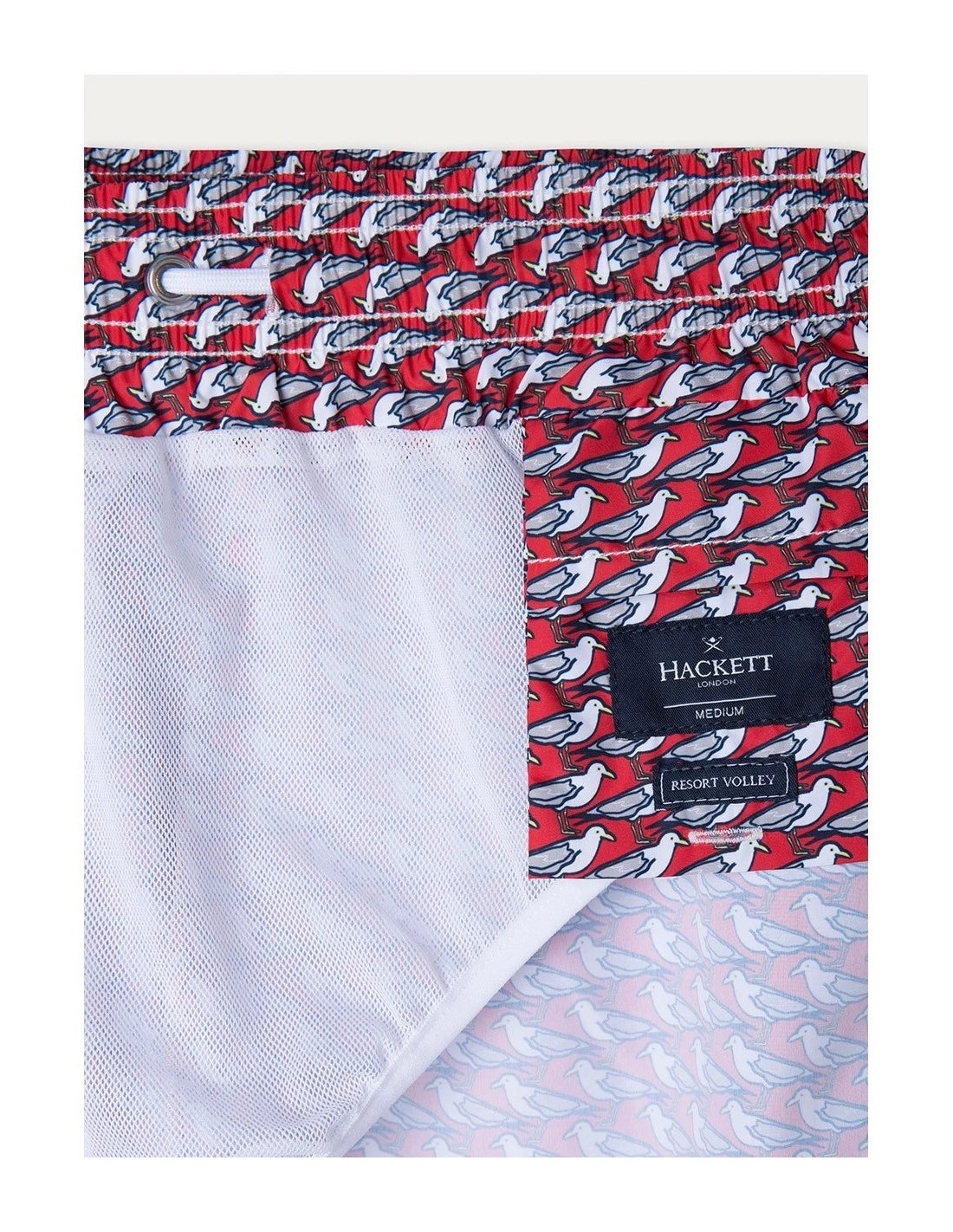 Seagulls Red Swimming Shorts