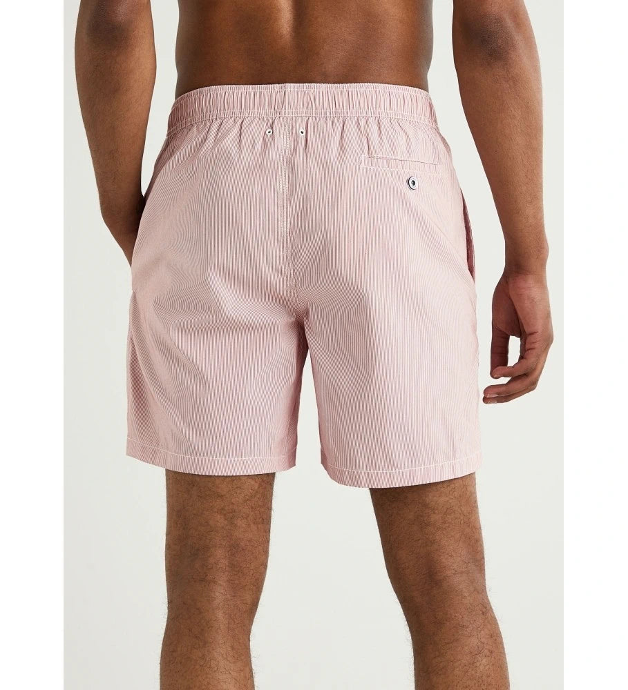 Classic Stripes Red Swimming Shorts