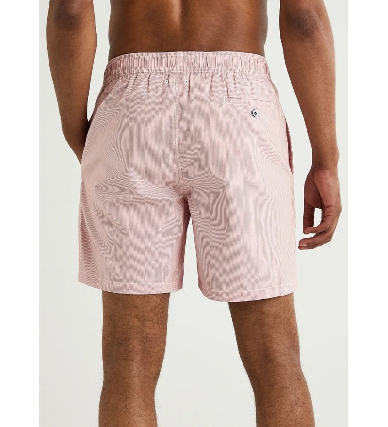Classic Stripes Red Swimming Shorts
