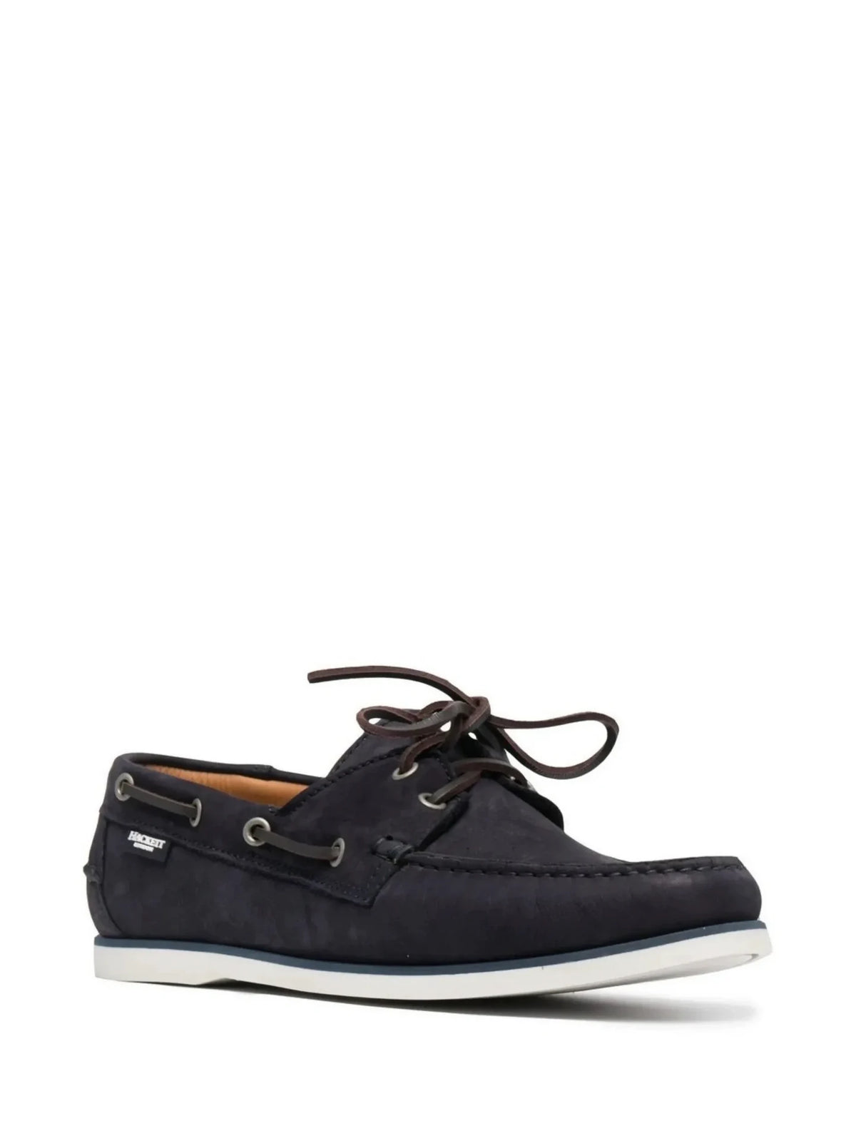 Contrast Sole Brown Boat Shoes