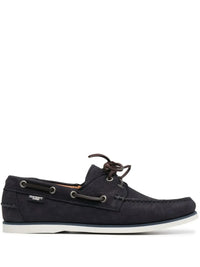 Contrast Sole Brown Boat Shoes
