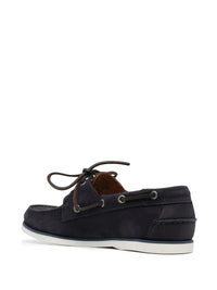 Contrast Sole Brown Boat Shoes