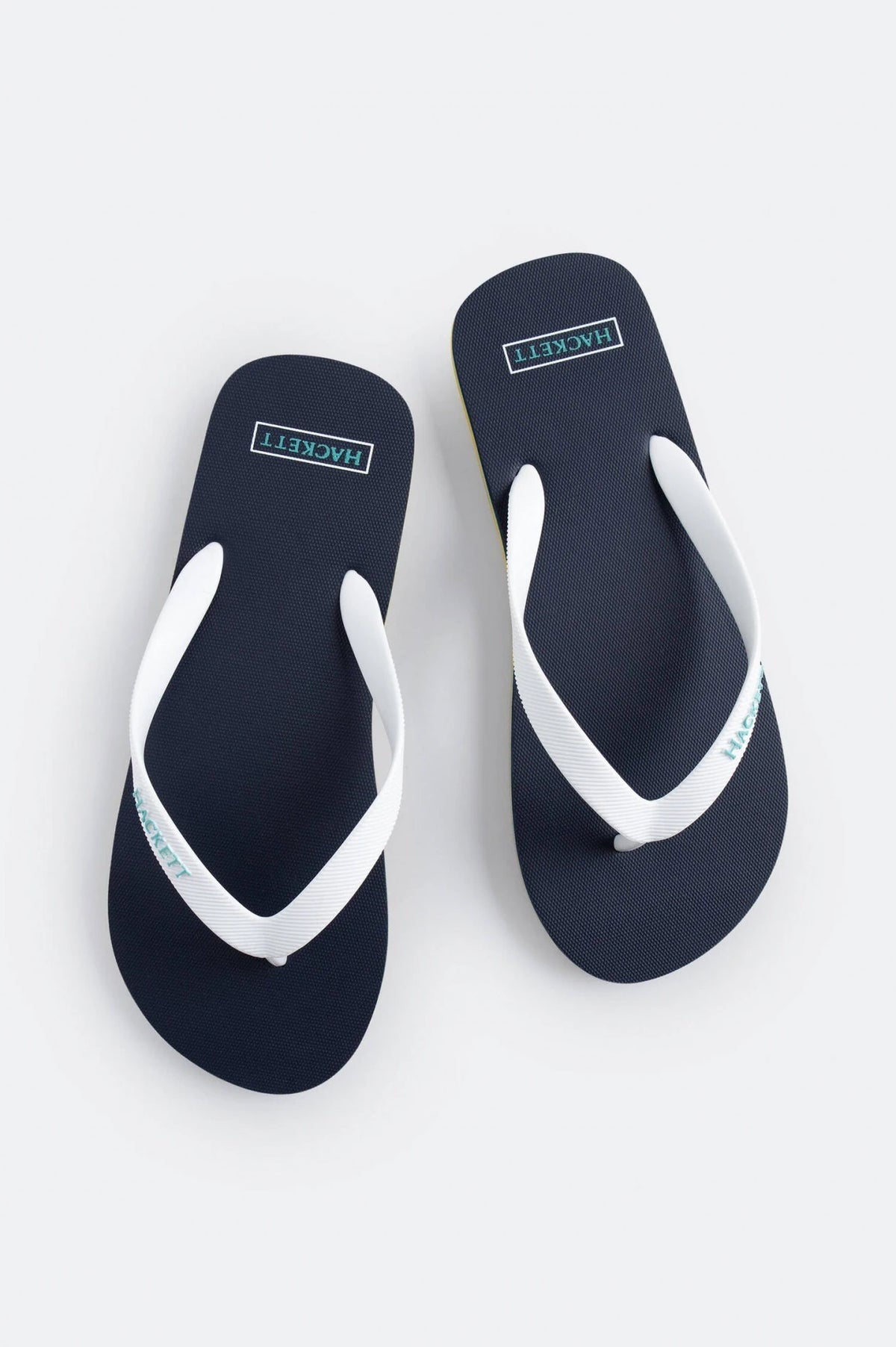 Bright Solid Navy/White Flip Flops
