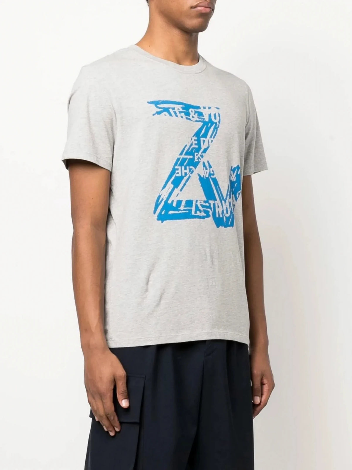 Monogram Heather Grey T-Shirt