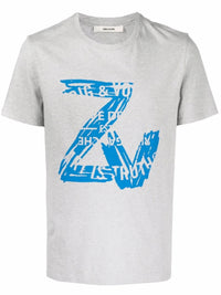 Monogram Heather Grey T-Shirt