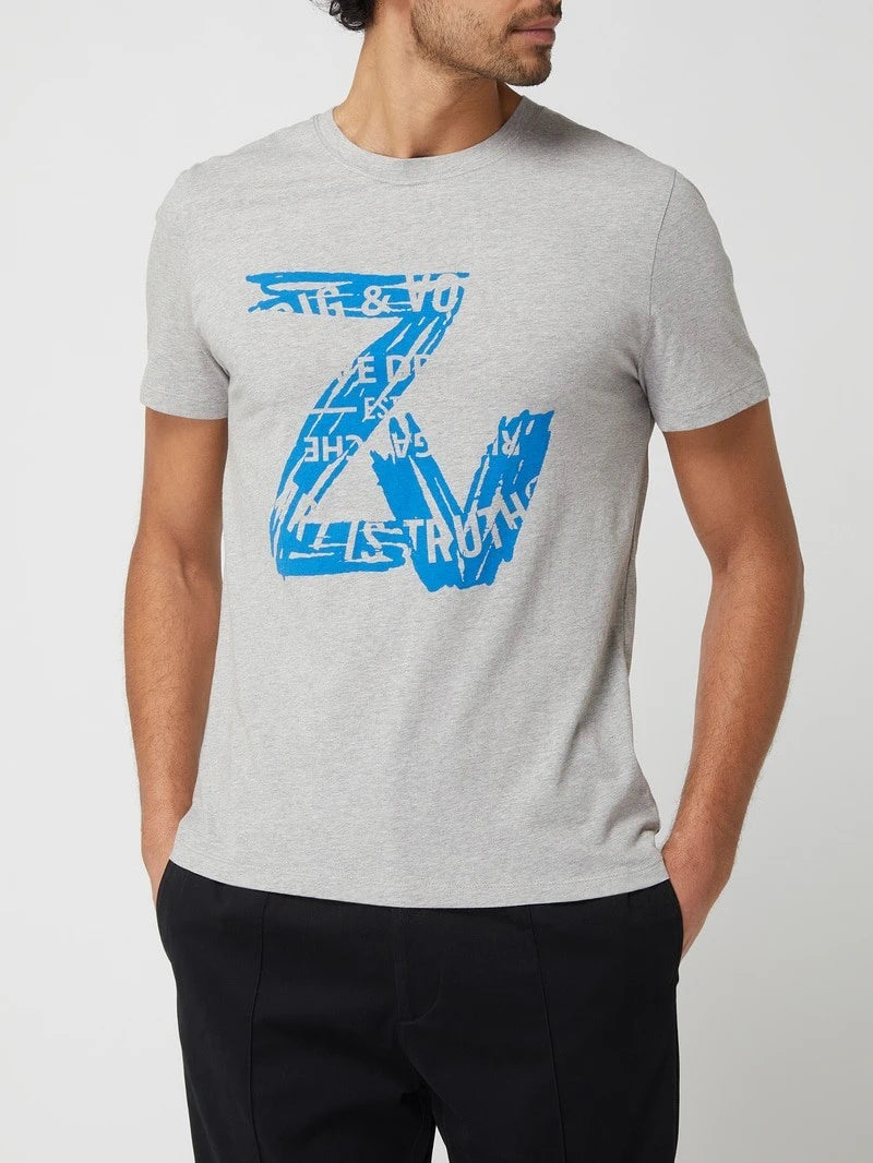 Monogram Heather Grey T-Shirt