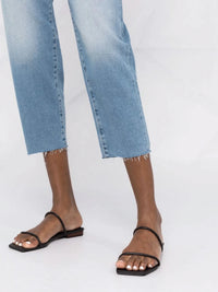 High-Rise Bleach Blue Jeans