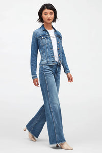 Modern Trucker Blue Jacket