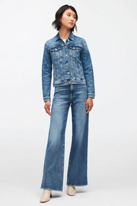 Modern Trucker Blue Jacket