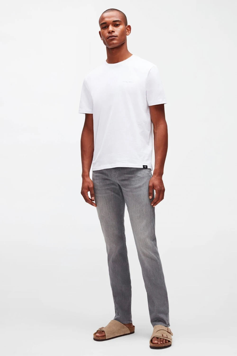 Big Seven Logo Tee White