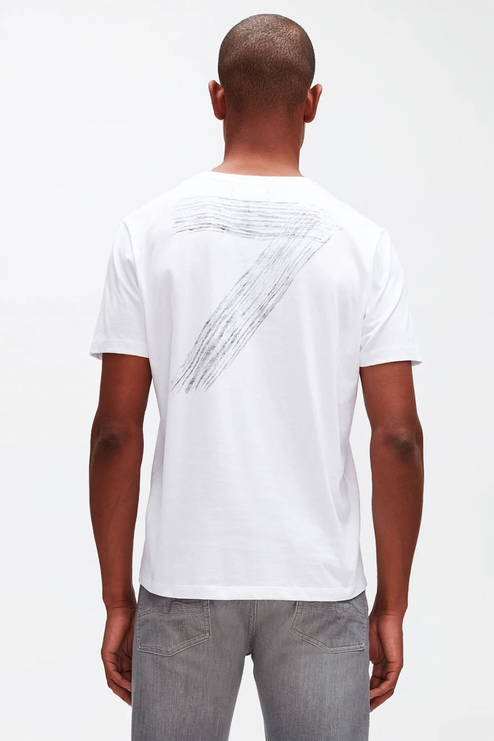 Big Seven Logo Tee White