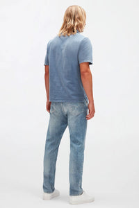 Old Dye Piquet Blue Polo