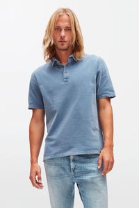 Old Dye Piquet Blue Polo