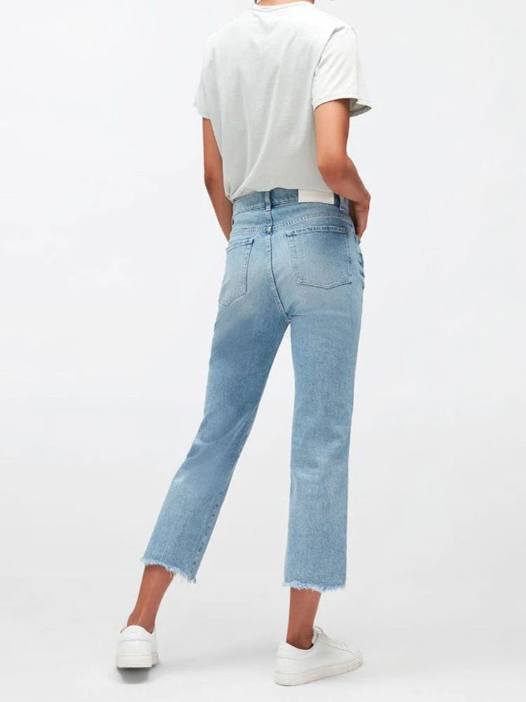 Logan Stovepipe Blue Jeans