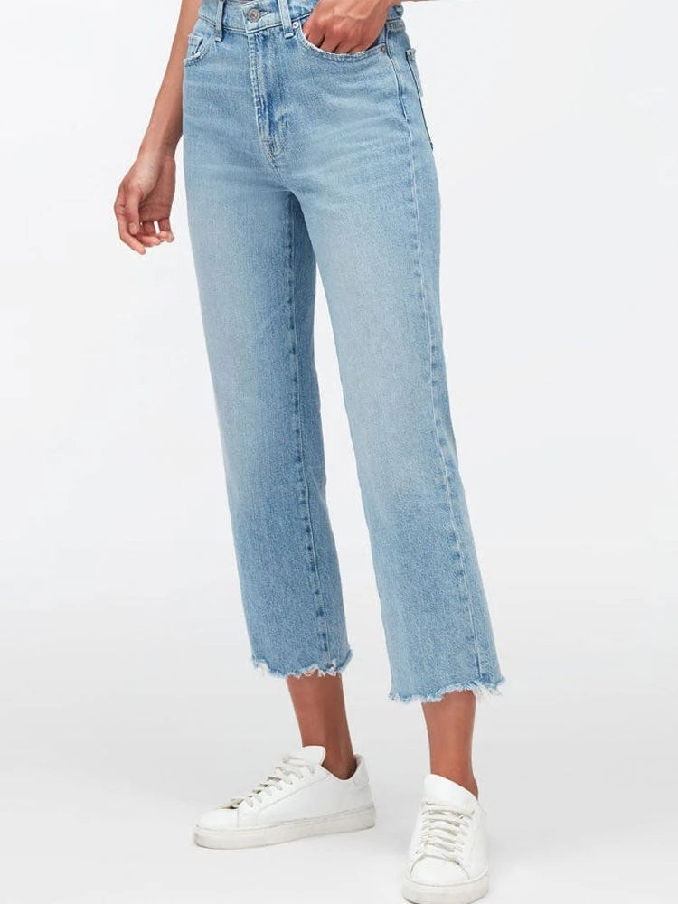 Logan Stovepipe Blue Jeans