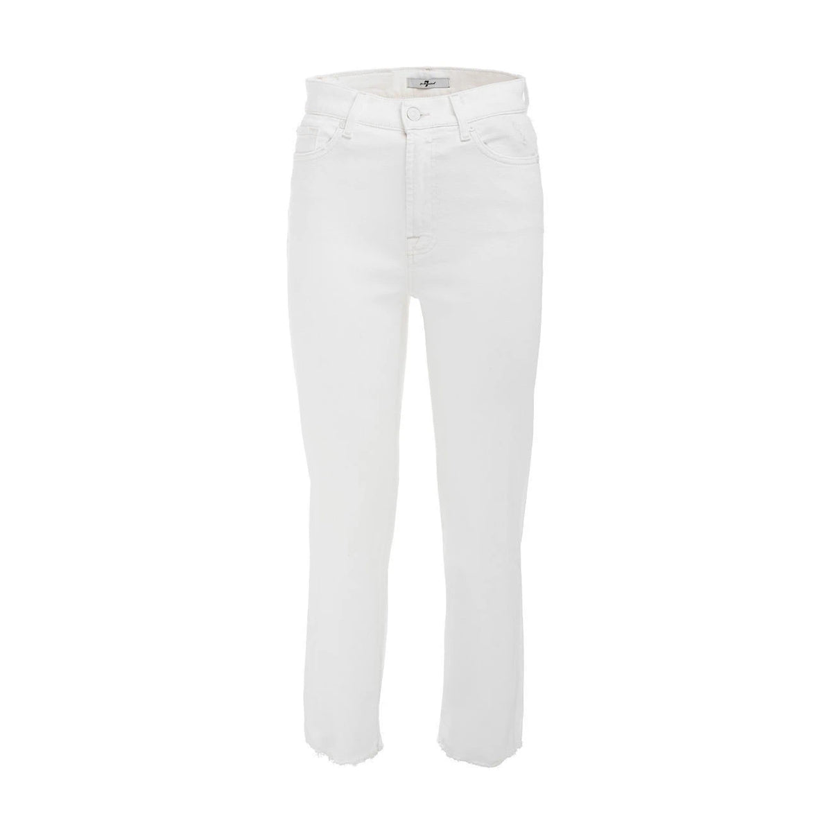 Logan Stovepipe White Jeans