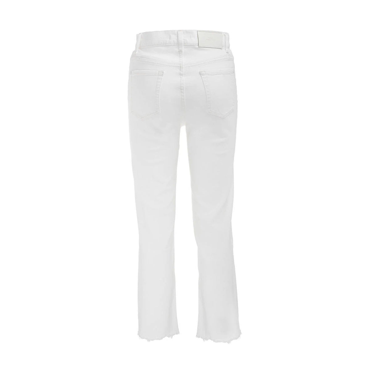 Logan Stovepipe White Jeans