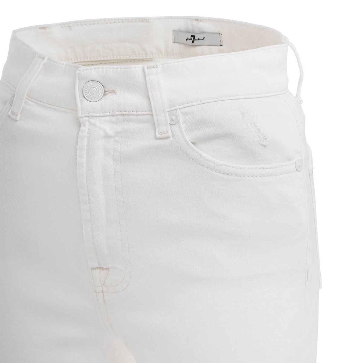 Logan Stovepipe White Jeans