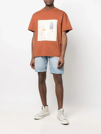 Stonewashed Blue Denim Shorts