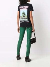 Graphic Print Black T-Shirt