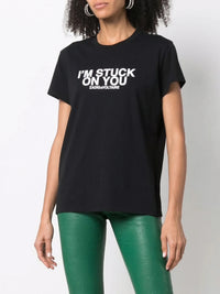 Graphic Print Black T-Shirt