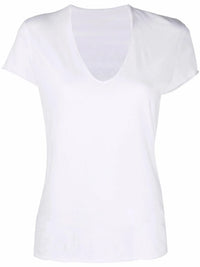 Mesh Panel White T-Shirt