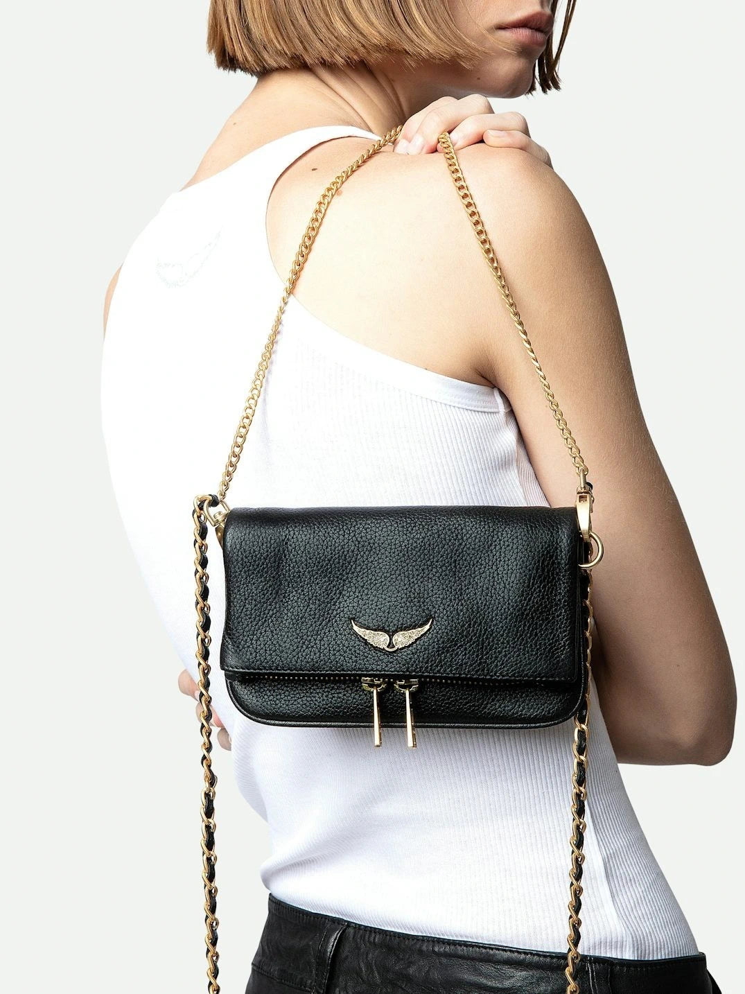 Rock Nano Black Clutch