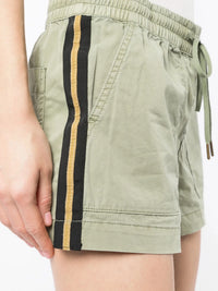 Side-Strap Green Shorts