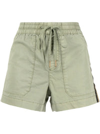 Side-Strap Green Shorts