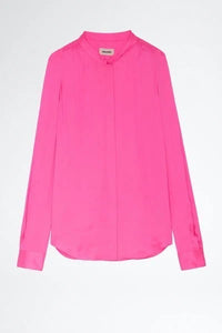 Touchy Satin Pink Blouse