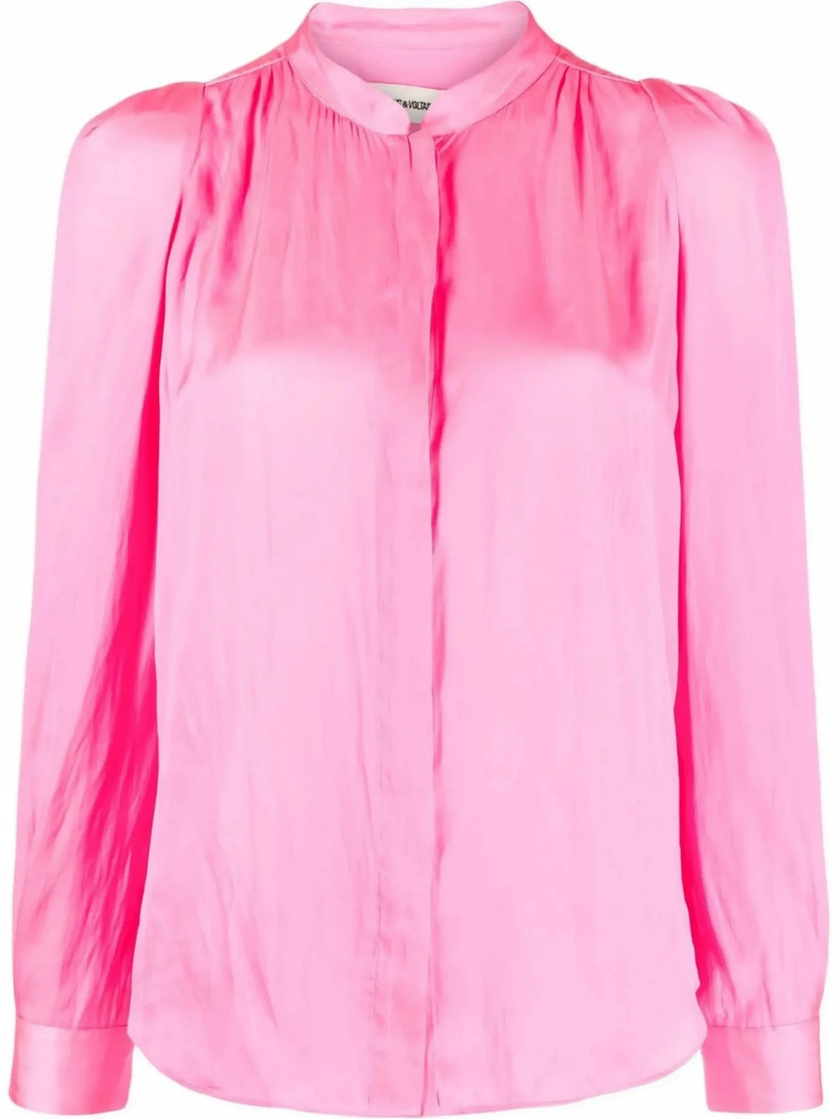 Touchy Satin Pink Blouse