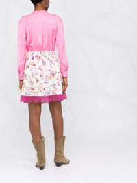 Touchy Satin Pink Blouse