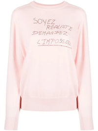 Rhinestone Pink Pullover