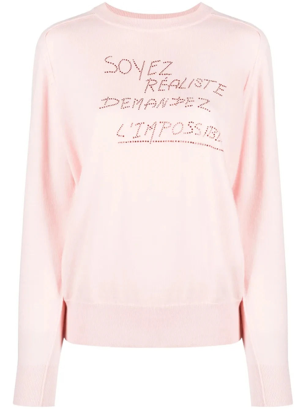 Rhinestone Pink Pullover
