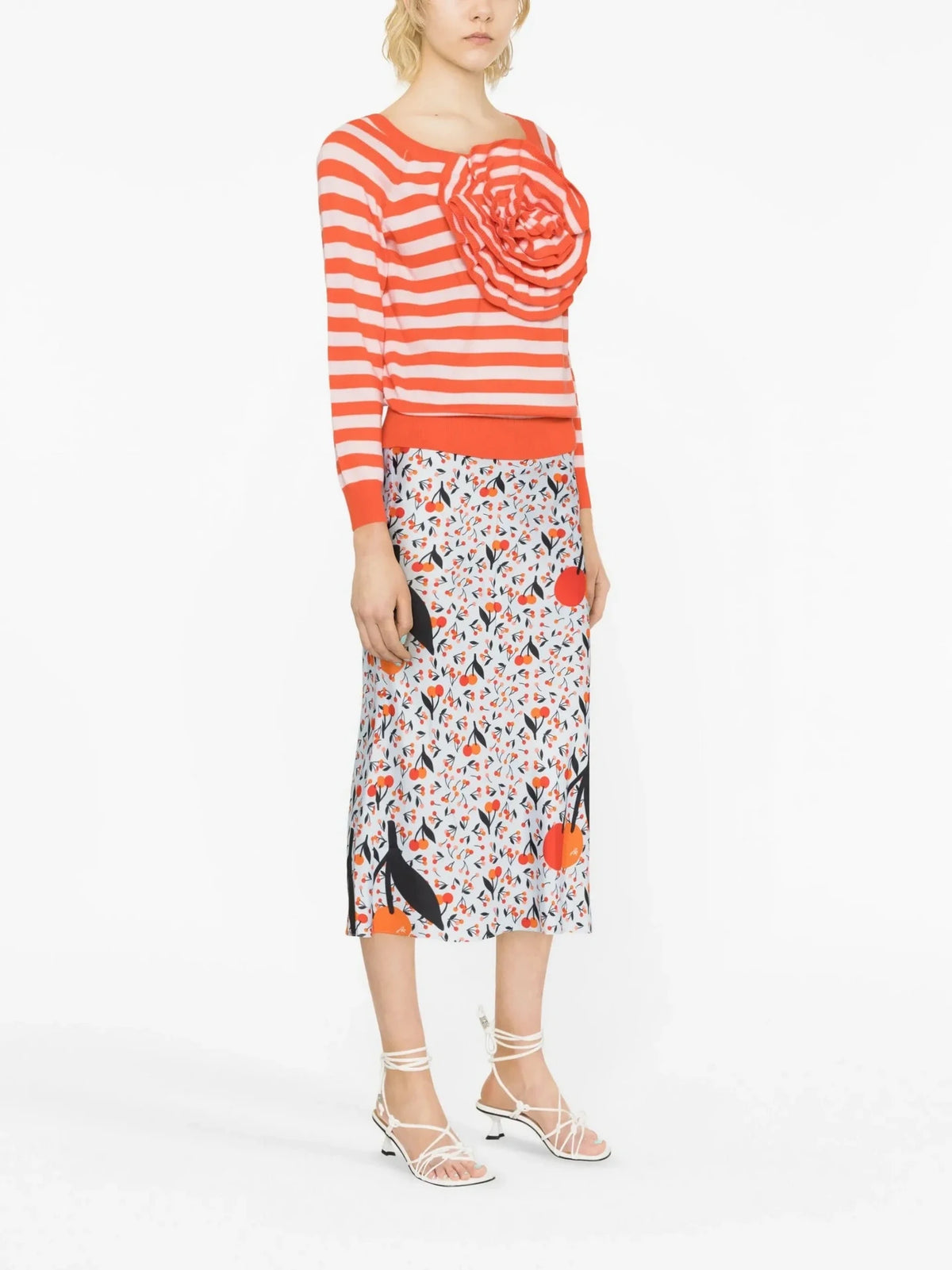 Flower 3D Coral/Baby pink Pullover