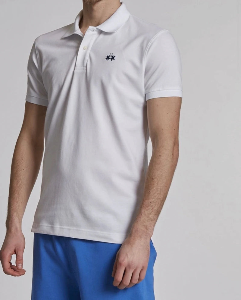 Regular Fit White Polo