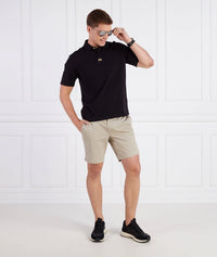Slub Jersey Black Polo