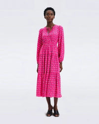 Dominique Pink Dress