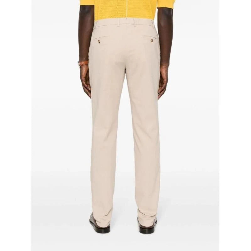 Slim Fit Beige Trousers