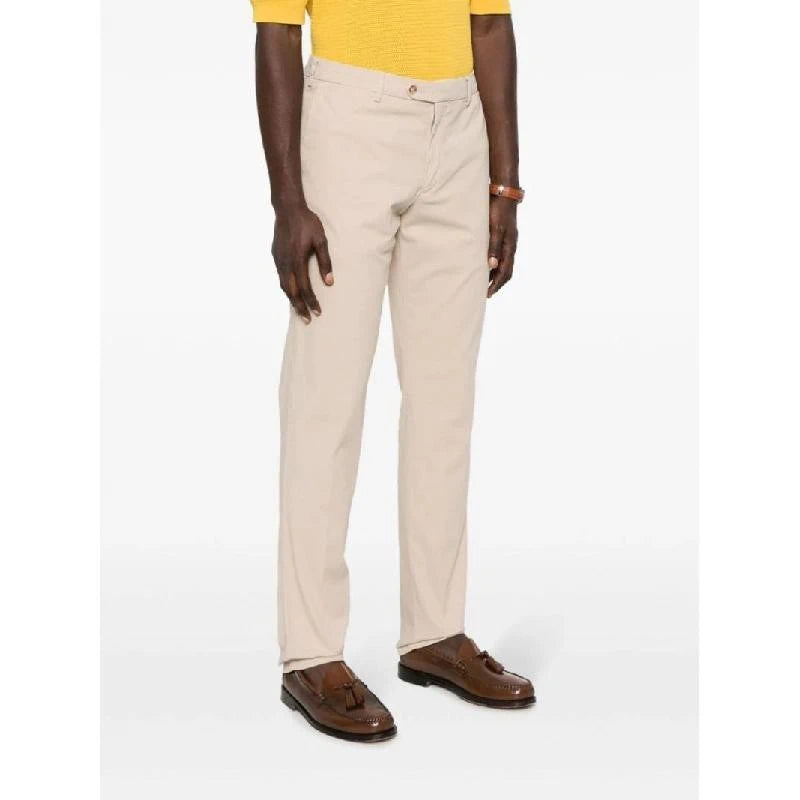 Slim Fit Beige Trousers