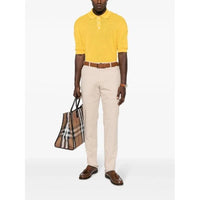 Slim Fit Beige Trousers