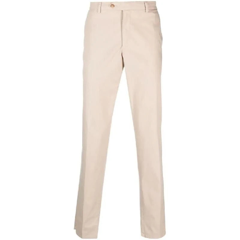 Slim Fit Beige Trousers