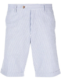 Lardini Striped Blue Bermuda