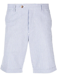 Lardini Striped Blue Bermuda
