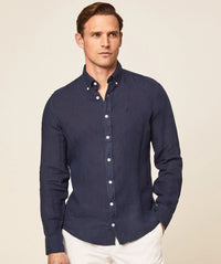 Garment Dyed Navy Shirt