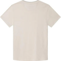 Textured Knit White T-Shirt