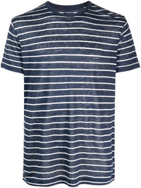 Striped Navy Blue T-Shirt